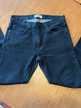 Naked & Famous Denim Men’s Straight Black Jeans